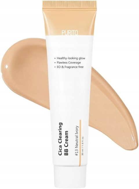 PURITO Cica Clearing BB Cream - Krem BB Odcień 13 Neutral Ivory 30ml