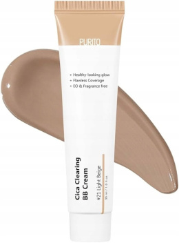 PURITO Cica Clearing BB Cream - Krem BB Odcień 21 Light Beige 30ml